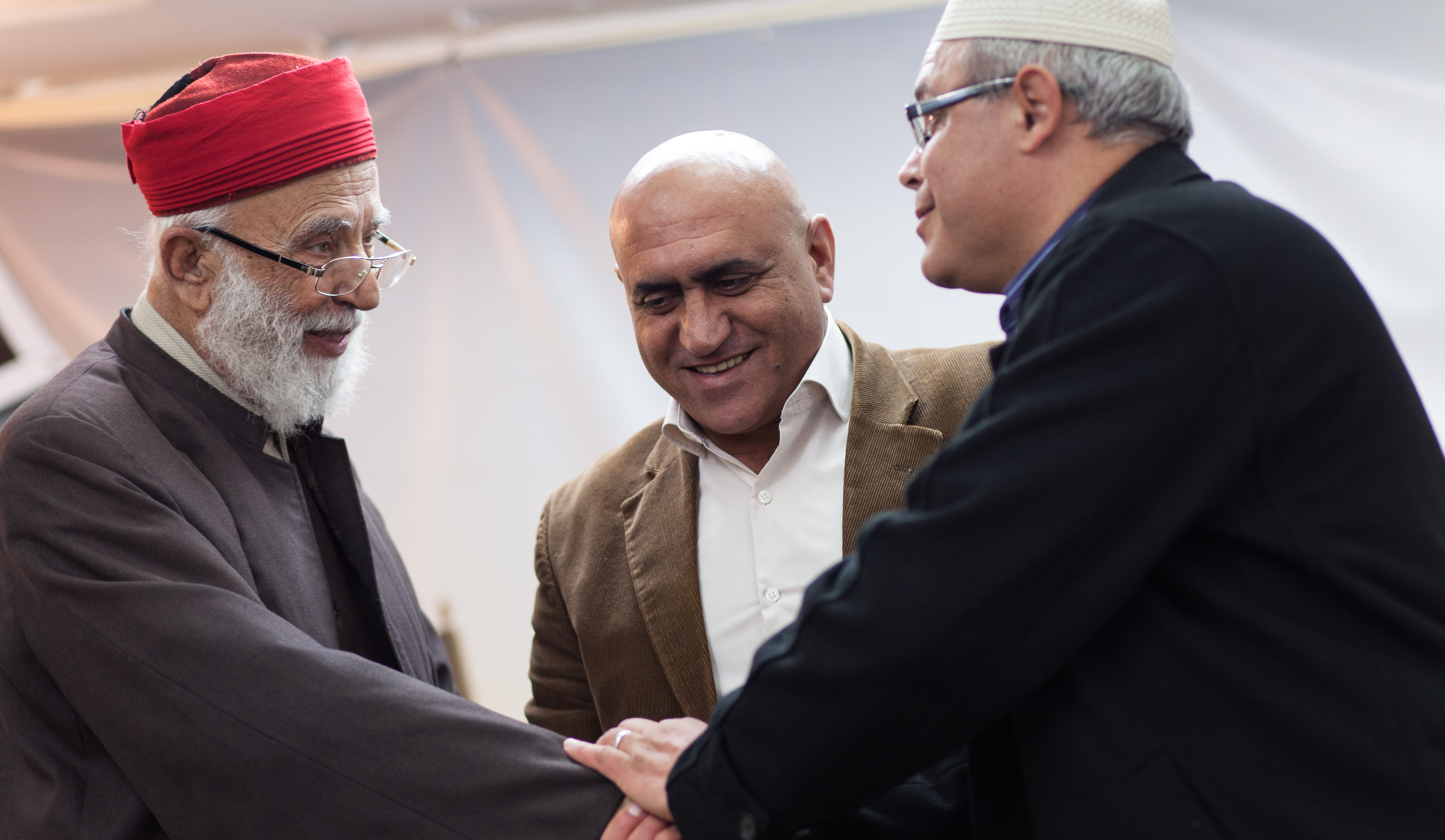 Greeting the Samaritan High Priest