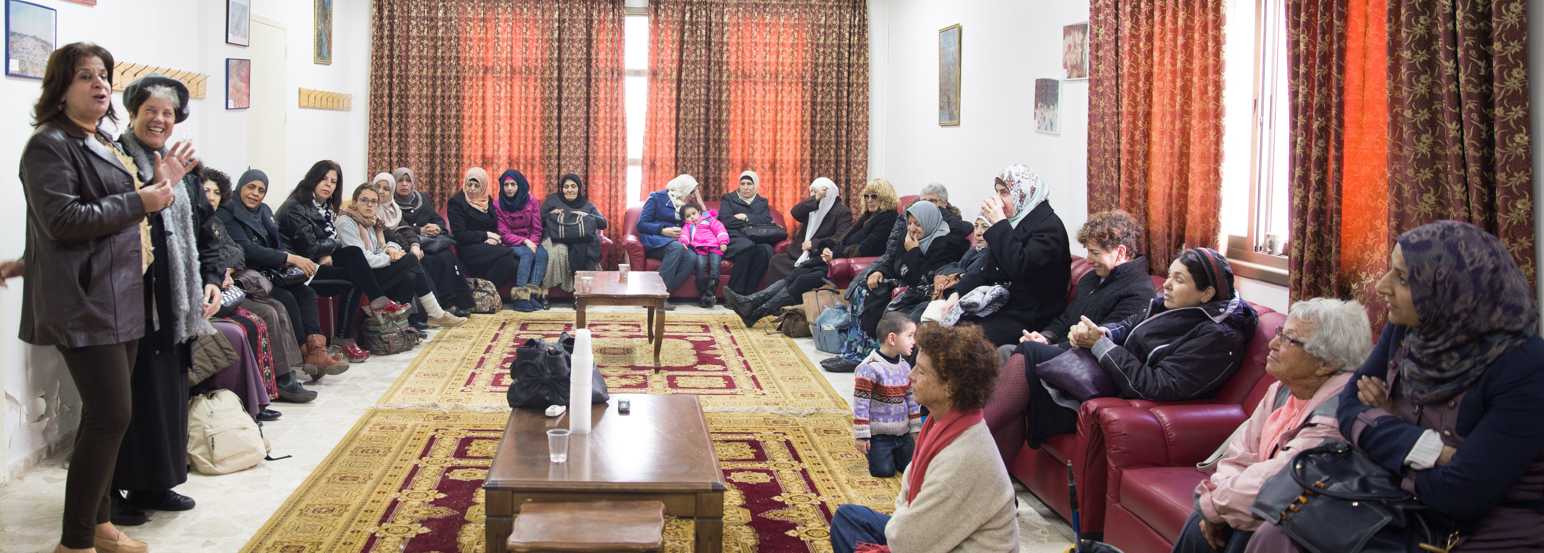 Samaritan women invited the women in the group to a private women's only gathering discussing their customs.