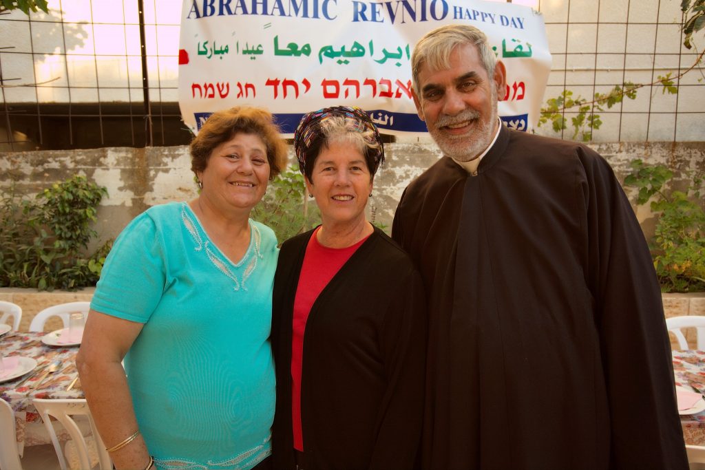 Host Father Abu Khatoum and his wife with Elana Rozenman