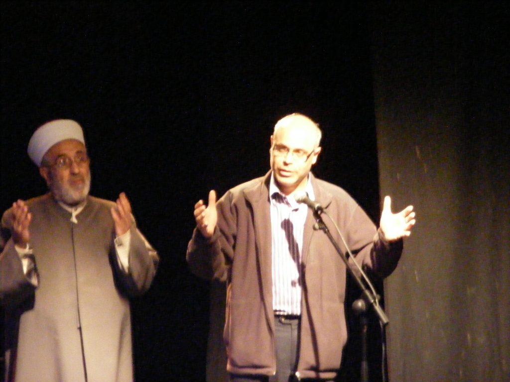 Sheikhs Ghassan and AbdelSalaam Manasra bless rabbi Froman