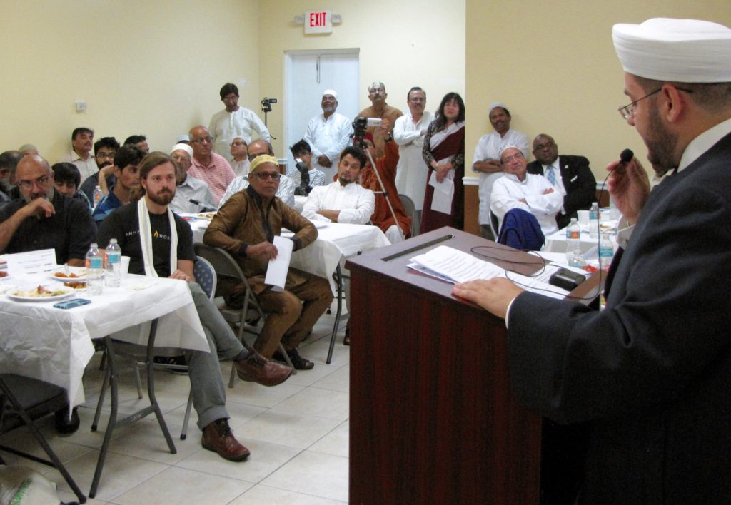 Imam Zaher thanks everyone for coming and encourages everyone to continue to strive for unity